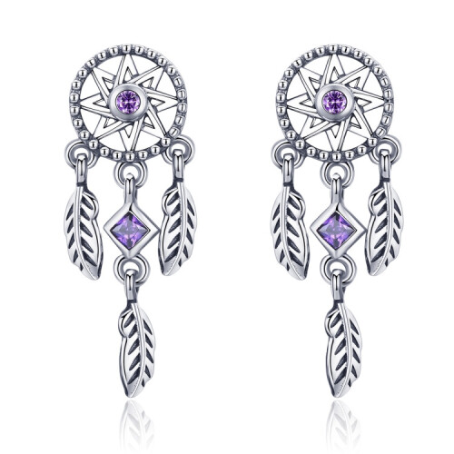 Sterling Silver Long Earrings With Studs Surprise Gift