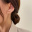 Shell Double-Layer Earrings With Diamond Clasp, Color: Eh1207 Surprise Gift 1