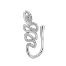 U-Shaped Nose Clip, Copper And Zircon-Set, Color: G-172 Silver. Surprise Gift