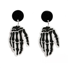 Halloween Acrylic Earrings, Unique Holiday Accessories, Style: E000161 Palm Surprise Gift