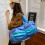 Multipurpose Breathable Workout Bag with Dedicated-Blue Color 11
