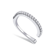 S925 Sterling Silver Simple Clip-On Earrings For Women Surprise Gift