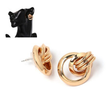 Women'S Vintage-Style Exquisite And Fashionable Hoop Earrings (Gold) Surprise Gift