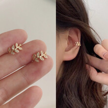 Elegant And Luxurious Double-Layer Pearl Earrings With Diamond Embellishments For Women, Specification: Eh0957 (One Pair) Surprise Gift