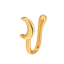 U-Shaped Nose Clip, Copper And Zircon-Set Nose Ornament, Color: G-253 Gold. Surprise Gift