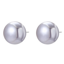 E2208-3 Grey Pearl Stud Earrings Jewelry Surprise Gift