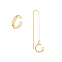 E2105-11 Ab Style Long Earrings For Women - Simple Design Surprise Gift