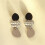 Long Acrylic Earrings With Irregular Pattern Patchwork (01) Surprise Gift 1