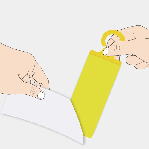 25 darabos ragacsos rovarfogó lap - rovarcsapda Yellow 2