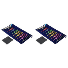 Stimmgabel-Set, 18-Teiliges Stimmgabel-Set in Verschiedenen Farben Zur Chakra-Heilung, Klangtherapie, Halten Sie Körper, Geist und Seele in Perfekter