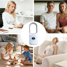 Bladeless Cooling Fan, 120 Oscillation, 3 Speeds, Personal Desk Fan for Bedroom, Office, Travel, Camping & Outdoor Use