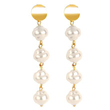 1030402309 Curved Long Stud Earrings Jewelry Surprise Gift