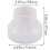 3X Ventilation Pipe Reducer Adapter Pipe Air Duct Adapter Pipe Connector for Inline Ventilation System(110-100mm) 5