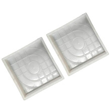 Packung mit 2 Formen aus Kunststoffzementziegeln für