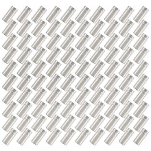 Paquete de 100 Tornillos de SeparacióN para Letreros Tornillos Publicitarios Soportes de SeparacióN de Pared de Acero Inoxidable Clavo AcríLico de