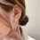 Shell Double-Layer Earrings With Diamond Clasp, Color: Eh1286 Surprise Gift 6
