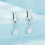 Sterling Silver S925 Five-Pointed Star Earrings Surprise Gift 2