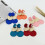 Patchwork Solid Color Geometric Circular Women'S Earrings (E-649-Dark Blue) Surprise Gift 3