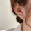 Shell Double-Layer Earrings With Diamond Clasp, Color: Eh1069 Surprise Gift 7