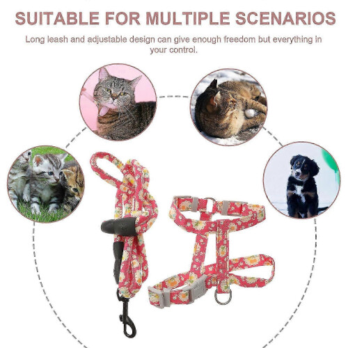 Cat Harness and Leash Lightweight Escape Proof Leash for Cats 2
