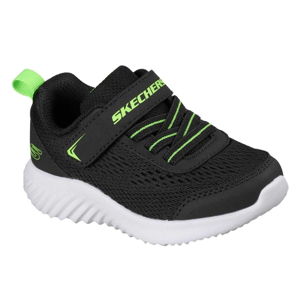 Skechers (8 Uk Child, Black) Toddler Bounder Mesh Trainers
