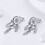Sterling Silver Long Earrings With Studs Surprise Gift 2