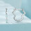 S925 Sterling Silver Wave-Shaped Ear Clips (Sce1761) Surprise Gift 4