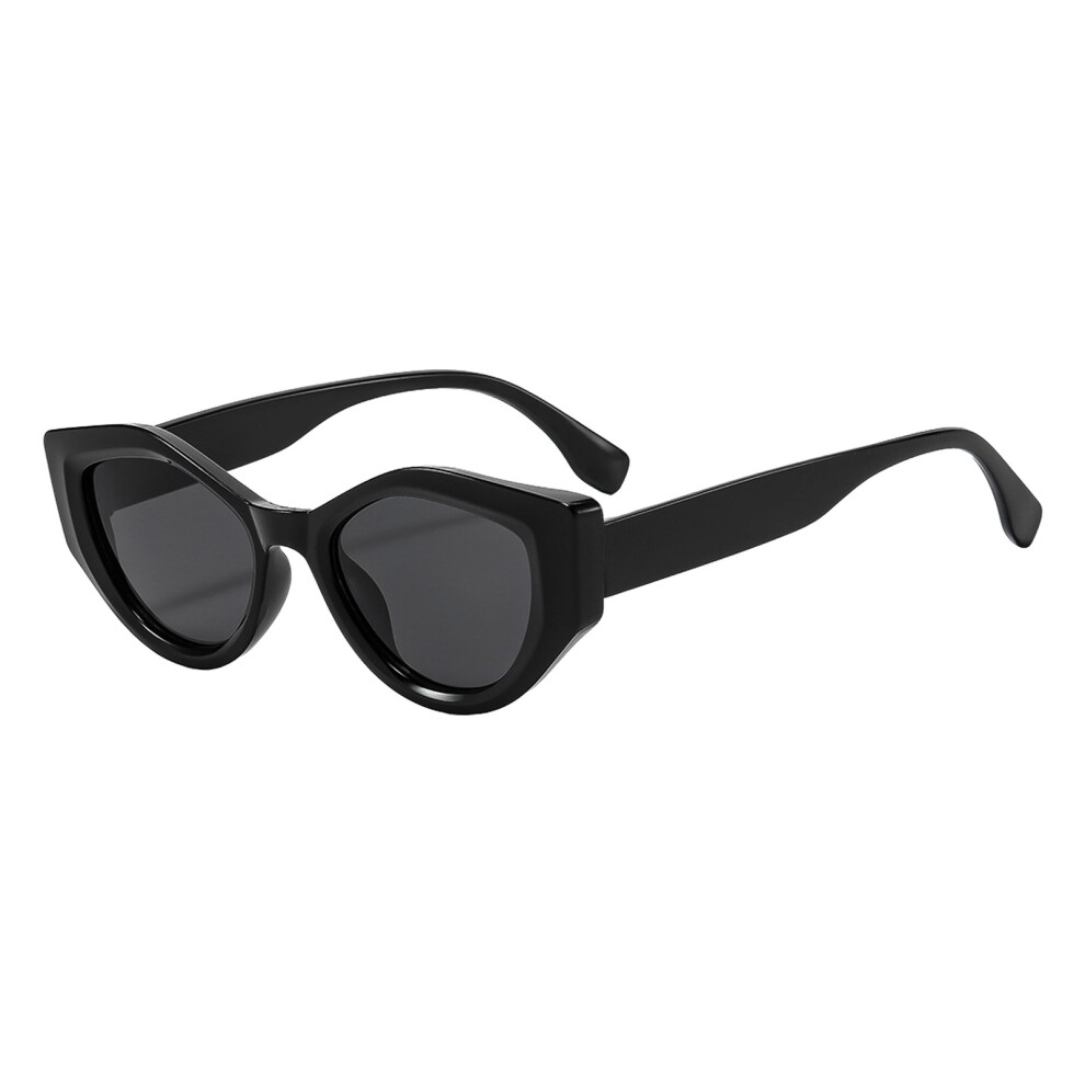 Reach-Tools (C1 Black Gray) Y2k Cat Eye Sunglasses Uv Protection Plastic Frame
