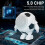 Bluetooth Speaker Stereo Support Wireless Serial Connection Portable Small Wireless Speaker for Home Party White 5