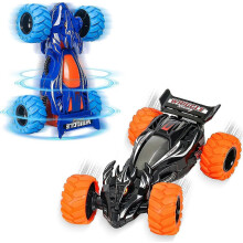 2er-Set Spielzeugautos für 3-jährige Jungen, Rückziehautos mit drehbaren Rädern (360), stoßfest, ideal als Geschenk für Jun