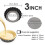 24 PçS Moldes de Torta de Ovo,  Formas de Torta de 3 Polegadas Fundo RemovíVel, Molde de Muffin de Bolo de Cupcake Ferramenta de Assar Forma 6