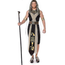(M-Herren) Herrenmode König von Ägypten König Tutanchamun Kostüm, Goldmen's Erwachsenenmode König von