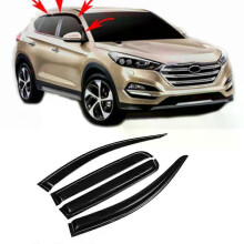 Passend für Hyundai Tucson 2015–2020: Seitenfenster-Sonnenschutz/Regenabweiser