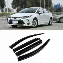 Gilt für Toyota Corolla Limousine 2019 2020 2021+ Seitenfenster-Sonnenschutz-Regenabweiser-Markisen