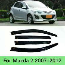(Für Schrägheck) Gilt für Mazda 2 2007-2012 Fensterblenden, Sonnen- und Regenschutz, Markisen, Unterstände