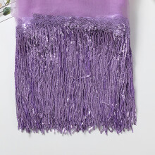 Garnitures Ă franges en feuilles scintillantes, 10-Violet