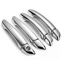 (silver)Compatible For Peugeot 408 Peugeot 308 308sw t9 2016-2022 Chrome Carbon Fiber Car Door Handle