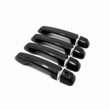 (no sensor)Compatible For Toyota Land Cruiser Prado 150 J150 LC150 LC200 2010 - 2019 Carbon Fiber Door