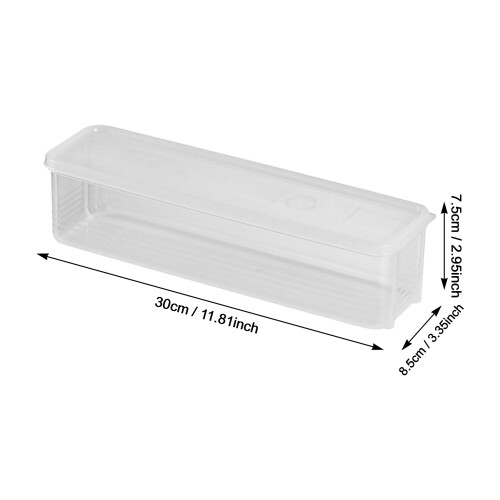 (Transparent) Kitchen Pasta Organizer with Lid (50 chars) 1