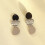 Long Acrylic Earrings With Irregular Pattern Patchwork (01) Surprise Gift 7