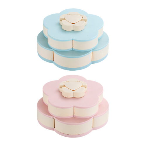 Praktische rotierende Snack-Organizer mit-Blaues DU 1