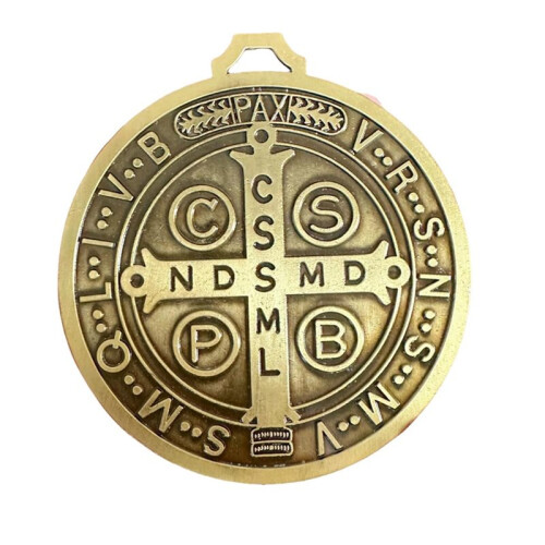 5X Benedict Home Blessing Medal Saint Benedict Extra Large Medallion Home Protector Religious Gift 1