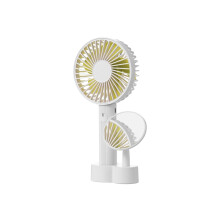 HALINUIA P8 PORTABLE Handheld Fan with Mirror (Rechargeable, Foldable, 3 Speeds)