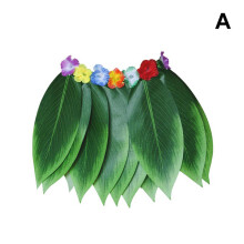 (A) Hawaii Grass Skirt Wristband for Beach Luau Party