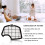 12Pcs Motor Filter Replacement Protection Replacement Filter for Vacuum Cleaner for  Kobold VK140 VK150 5