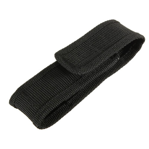 20 X Bolsa 13cm Nilon Negro para LED Linterna 1