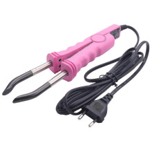 Haarverlengingstang met keratine-bondingfunctie, warmteconnector, roze EU-stekker