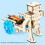 Interactive Wooden Craft Electric Car Science Experiment Model 7