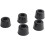 Rubber Anti Vibration Isolator Absorber Base Foot Pad 60Pcs Black 4