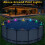 12pack Solar Powered Swimming Pool  Lights for Inground Pools, Above Ground Waterproof Wireless Pool Decorations 8